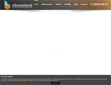 Tablet Screenshot of cibernatural.com